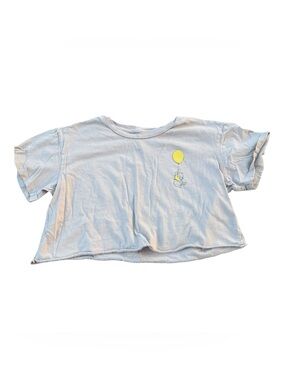 Disney Winnie the Pooh "Lift Yourself Up" Cropped Graphic T-Shirt